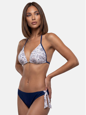 Miss Lou Miss Lou Bikini ML010 Blu scuro