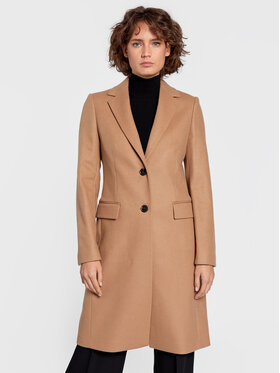 Calvin Klein Calvin Klein Vilnonis paltas Essential K20K204636 Smėlio Regular Fit