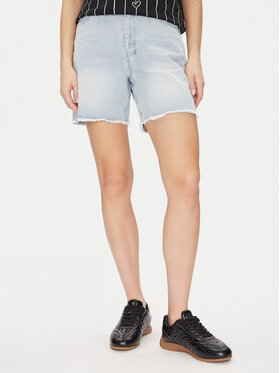 Karl Kani Karl Kani Pantaloni scurți de blugi Og Slit 6110098 Albastru Relaxed Fit