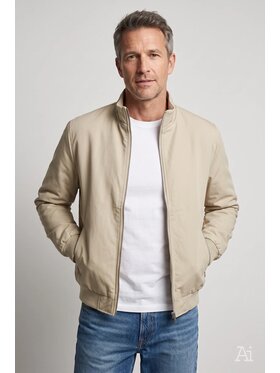 Cross Jeans Cross Jeans Kurtka przejściowa 40318-009 Beżowy Regular Fit