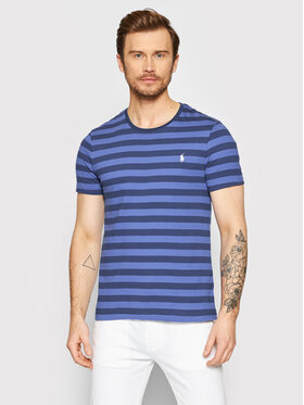 Polo Ralph Lauren Polo Ralph Lauren T-Shirt 710803479015 Fioletowy Custom Slim Fit