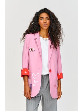 NAOKO NAOKO Sako Lovely Universe Růžová Regular Fit