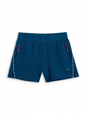 4F 4F Szorty sportowe COZY Turkusowy Slim Fit
