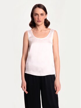 Cat&Cat Cat&Cat Top jedwabny basic Bílá Regular Fit