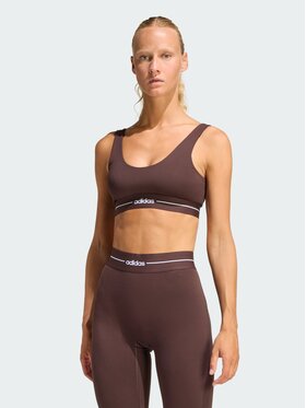 adidas adidas Biustonosz sportowy 158738 Brązowy