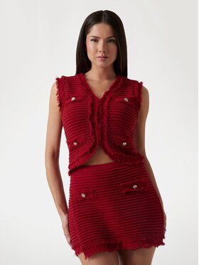 Guess Guess Top 175959 Czerwony Classic Fit