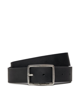 Tommy Hilfiger Tommy Hilfiger Vīriešu josta Jeans Buckle 3.5 AM0AM12176 Melns