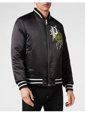 PHILIPP PLEIN PHILIPP PLEIN Bundy bomber 15741 Čierna Regular Fit