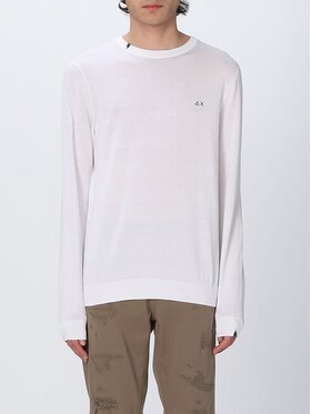 SUN68 SUN68 Maglione K33101-01 Bianco Regular Fit