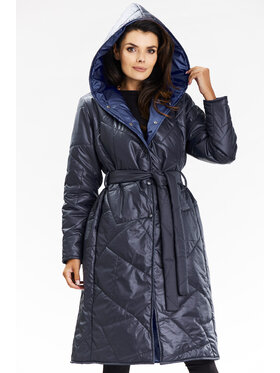 Awama Awama Giacca da donna A686 Blu scuro Basic Fit