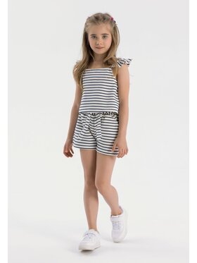 minoti minoti Komplet t-shirt i spodenki 18SET 44 Niebieski Regular Fit