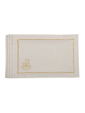 Roseberry Home Roseberry Home Serwetki Jingle Bells Mirha Beżowy