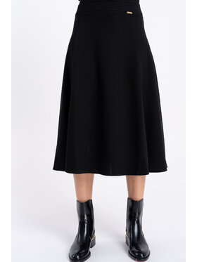 CLICK CLICK Spódnica 50-727 Czarny Flare Fit
