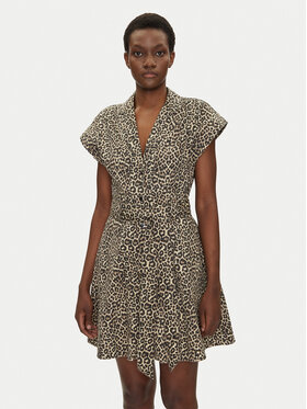 Morgan Morgan Hemdkleid 251-REVAM Braun Regular Fit
