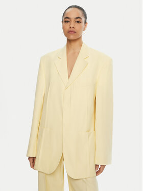 JACQUEMUS JACQUEMUS Zakó 22E213JA101 Sárga Regular Fit