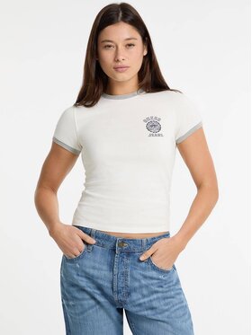 Guess Jeans Guess Jeans T-Shirt 174441 Bílá Classic Fit