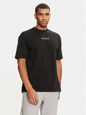 Guess Guess Tričko Z4BI00 KCE21 Čierna Regular Fit