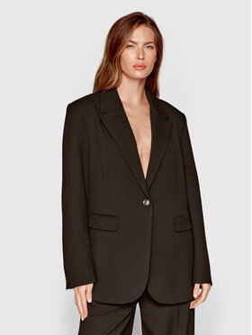 Samsøe Samsøe Samsøe Samsøe Marynarka Haven F21100157 Brązowy Oversize