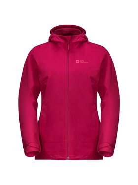 Jack Wolfskin Jack Wolfskin Kurtka przejściowa Jack Wolfskin Moonrise 3in1 Jkt W Różowy Regular Fit