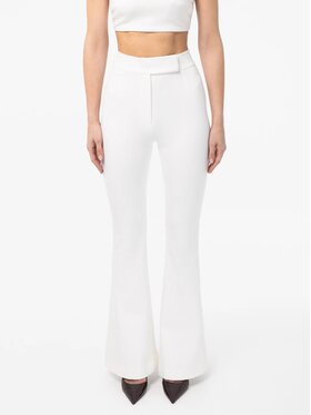 MANDRAGORA MANDRAGORA Pantaloni di tessuto Vanya Bianco Slim Fit