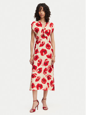 French Connection French Connection Лятна рокля Poppy 719G6 Червен Regular Fit