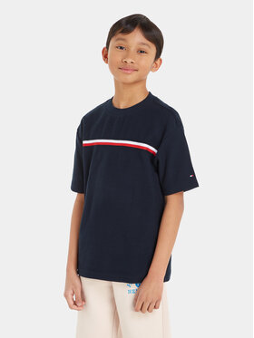 Tommy Hilfiger Tommy Hilfiger Tricou KB0KB08580 Bleumarin Regular Fit