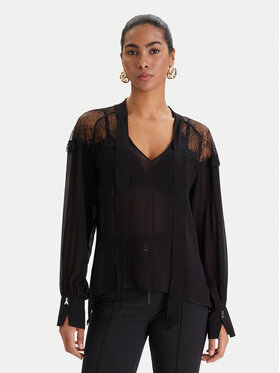 Patrizia Pepe Patrizia Pepe Bluză 8C0859/A692-K103 Negru Regular Fit