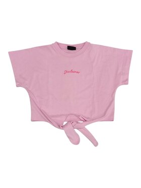 DISCLAIMER DISCLAIMER T-shirt q-bab-69437 Rosa Regular Fit