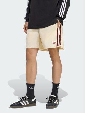 adidas adidas Szorty materiałowe 159299 Żółty Regular Fit