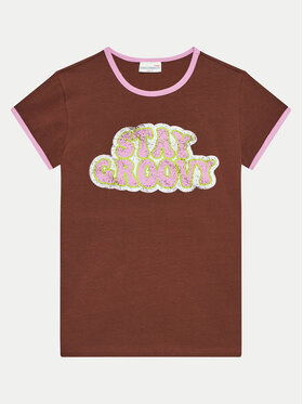 Coccodrillo Coccodrillo T-shirt WC4143201HGJ Smeđa Regular Fit
