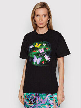Local Heroes Local Heroes Majica Fairy SS22T0001 Črna Oversize