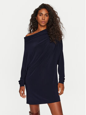 NORMA KAMALI NORMA KAMALI Vsakodnevna obleka KK2243PLD96951 Mornarsko modra Regular Fit