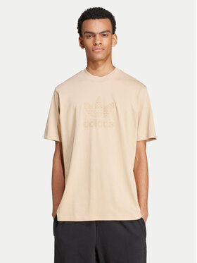 adidas adidas Футболка Mono IX6747 Бежевий Regular Fit