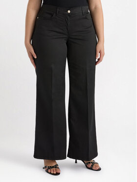 Fiorella Rubino Fiorella Rubino Spodnie materiałowe P735T005106N033 Czarny Over Fit