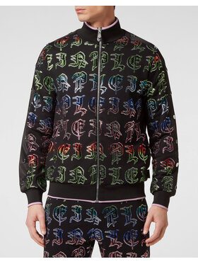 PHILIPP PLEIN PHILIPP PLEIN Dres 4047 Czarny Regular Fit