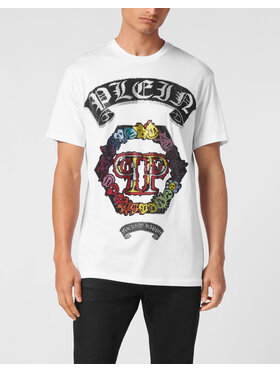 PHILIPP PLEIN PHILIPP PLEIN T-Shirt 22615 Biały Regular Fit