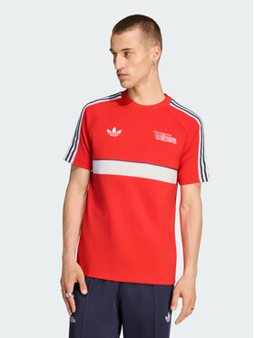 adidas adidas Koszulka techniczna 171381 Czerwony Slim Fit