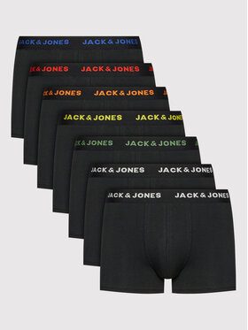 Jack&Jones Jack&Jones Komplet 7 par bokserek Basic 12165587 Czarny