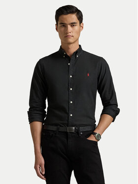 Polo Ralph Lauren Polo Ralph Lauren Πουκάμισο 710767828001 Μαύρο Slim Fit