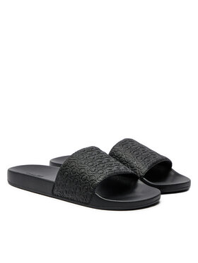 Calvin Klein Natikače Pool Slide Mono HM0HM01517 Crna