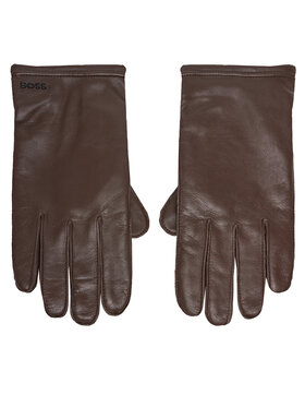 BOSS Boss Pánske rukavice Kranton 50526680 Hnedá