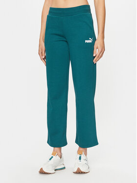 Puma Puma Teplákové nohavice Ess+ 676093 Zelená Regular Fit