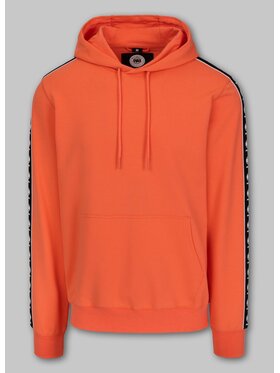 PITBULL PITBULL Bluza męska z kapturem TAPE NUGGET L Pomarańczowy Regular Fit
