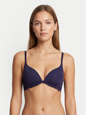 Tommy Hilfiger Tommy Hilfiger Сутиен push-up UW0UW06051 Тъмносин