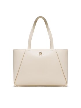 Tommy Hilfiger Tommy Hilfiger Geantă Casual Tote AW0AW14176 Bej