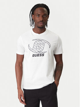 Guess Guess T-Shirt Z6RI06 I3Z14 Biały Regular Fit