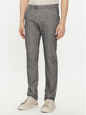 Bugatti Bugatti Chinosy 4890 26350 Szary Slim Fit