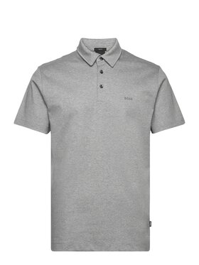 BOSS Boss Polo 50471335-041 Szary Regular Fit