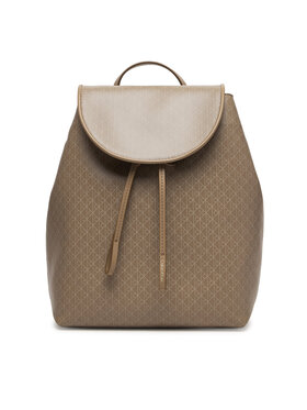 Calvin Klein Calvin Klein Σακίδιο Emblem Aop Flap Backpack LV04F3271G Μπεζ