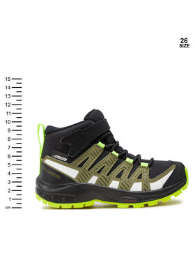 Salomon Trekking čevlji Xa Pro V8 Mid Climasalomon™ Waterproof L47289600 Črna